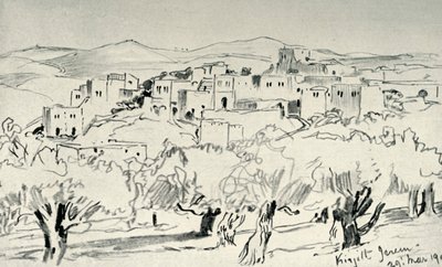 Kirjath-Jearim、1902年。 作： John Fulleylove