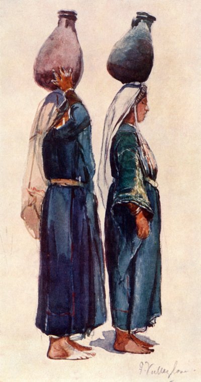 シリアの農民女性の研究、1902。 作： John Fulleylove