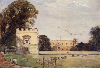 Syon House、ブレントフォード、ガーデンフロント（カラーリソ） 作： John Fulleylove