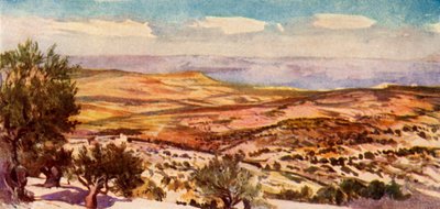 ベツレヘムの近くのルースとボアズの畑、1902年。 作： John Fulleylove