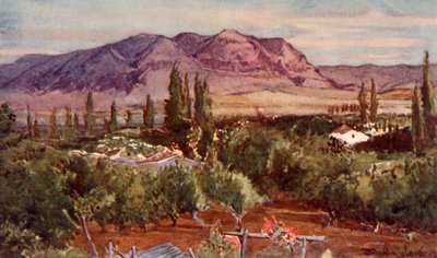 ジェリコからの誘惑の山、1902年。 作： John Fulleylove