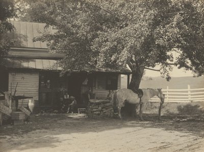 カントリー・ストアと郵便局、1890-1900年（写真） 作： ジョン・G・ブロック