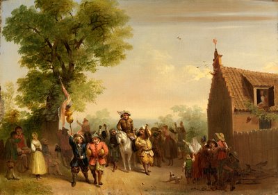 東方征服から帰還したストフェル・ブリンカーホフの凱旋 作： John Gadsby Chapman