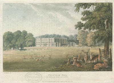 トレンサムホール：カラーリトグラフ、nd [c 1824]（印刷） 作： John Gendall