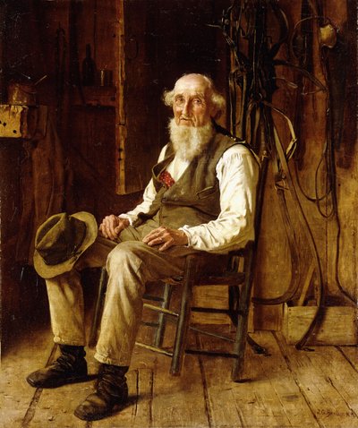 瞬間の熟考、 作： John George Brown
