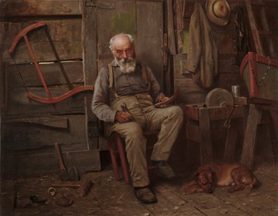 ボートビルダー、c。 1904。 作： John George Brown