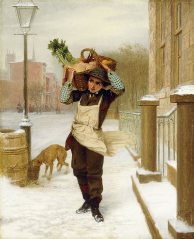 配達人、1863 作： John George Brown