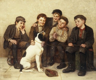 良い手で、1909 作： John George Brown