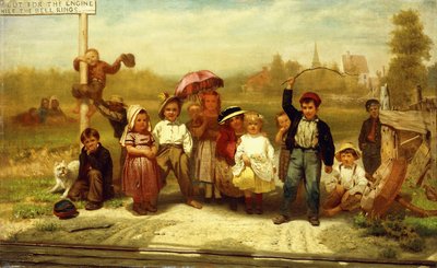 ベルが鳴っている間にエンジンを探す、1863 作： John George Brown