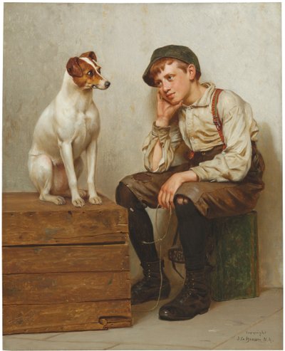 相互賞賛、1898 作： John George Brown