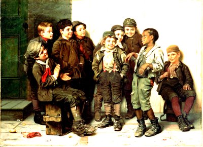 ストリートダンス、1883年 作： John George Brown