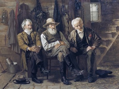質問を決定するには、1897年。 作： John George Brown