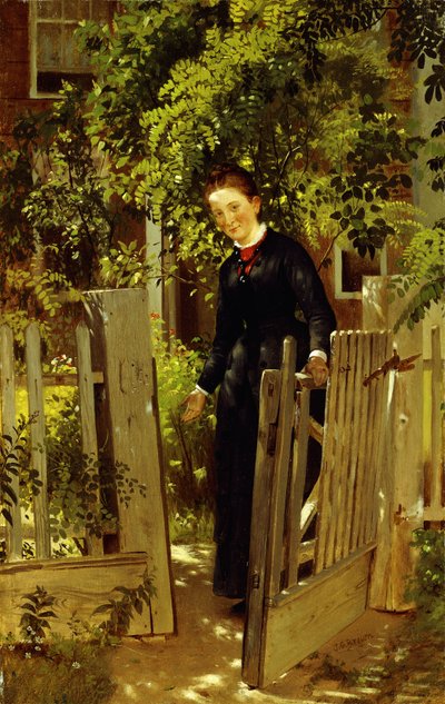 ウォークイン、 作： John George Brown