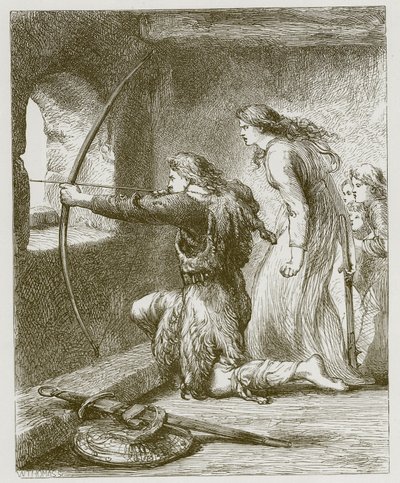 アダム・ベル、Clough of Cloughe 作： John Gilbert