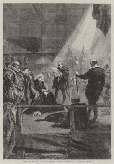 スコットランドのメアリー女王の処刑 作： John Gilbert