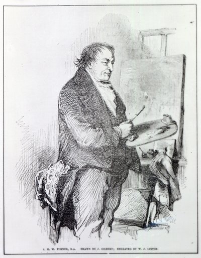 ジョセフ・マロード・ウィリアム・ターナー、WJリントン、1837年頃（彫刻） 作： John Gilbert