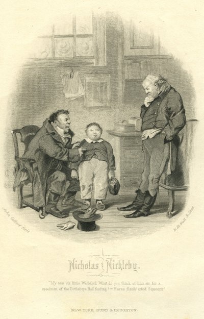 ニコラスニクルビー：ワックフォードスクィアーズとヤングワックフォードスクィアーズ 作： John Gilbert
