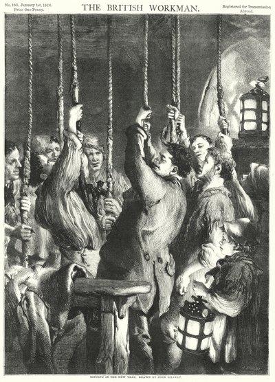 新年を迎えて（彫刻 作： John Gilbert