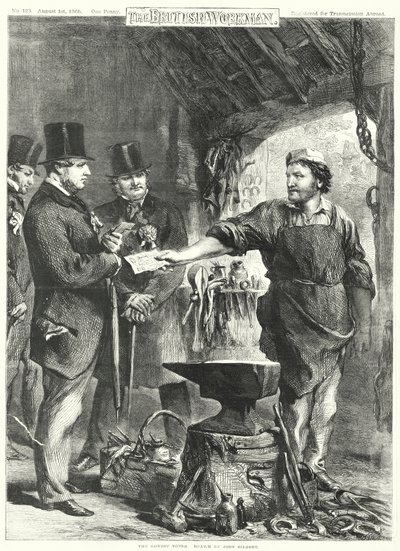 誠実な有権者（彫刻 作： John Gilbert
