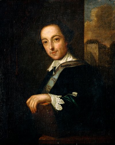 ホレス・ウォルポール卿、1755年頃（キャンバスに油彩） 作： John Giles Eccardt