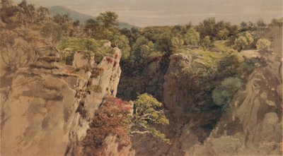 岩のある風景、18〜19世紀、1935年 作： John Glover