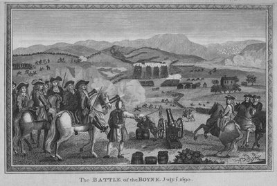 ボインの戦い。 1690年7月1日、1785年。 作： John Goldar
