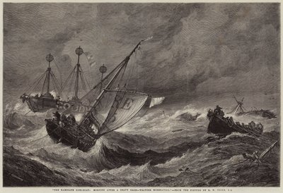 ラムズゲート救命ボート、強風後の朝、気象調整 作： John Greenaway