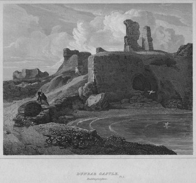 ダンバー城、ハディントンシャー、1814 作： John Greig