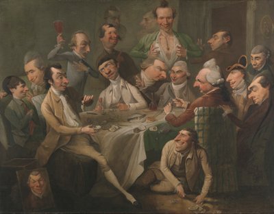 似顔絵グループ 作： John Hamilton Mortimer