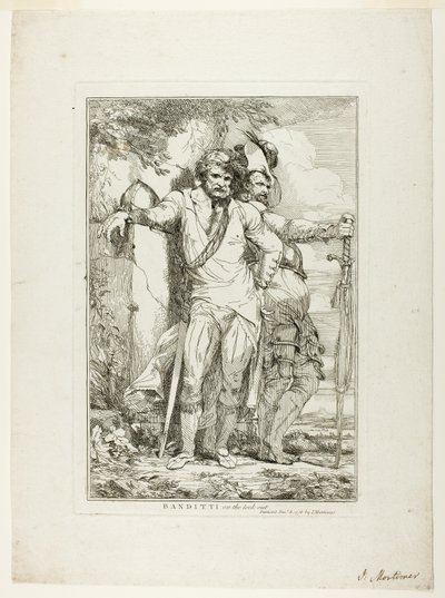 バンディッティ・オン・ザ・ルックアウト 作： John Hamilton Mortimer