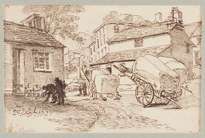 アンブルサイド、カンブリア、1823年のカート 作： John Harden