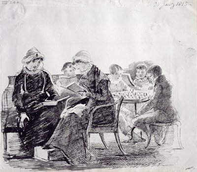 濃度、1815（紙にペンとインク） 作： John Harden