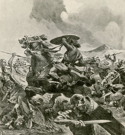 ローマ人はハンニバル軍と戦います 作： John Harris Valda
