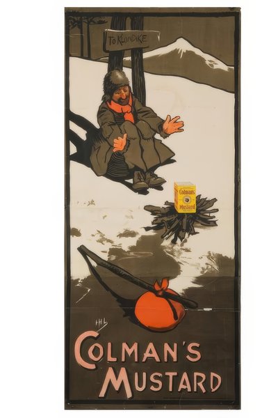 コルマンズマスタード- J.ハッサル-プラカット、1898 作： John Hassall