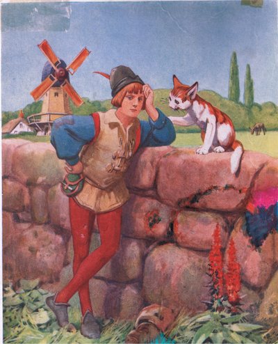 ディック・ウィッティントンと彼の猫 (litho) 作： John Hassall