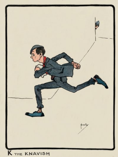 Kザナヴィッシュ- J.ハッサル-ドローイング、1903 作： John Hassall
