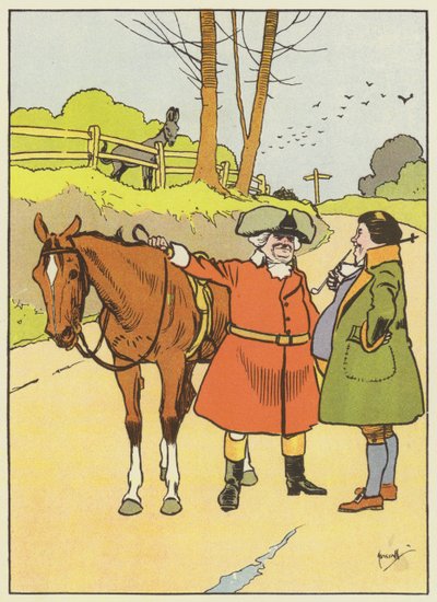 「ジョンは言った、「今日は私の結婚式の日だ」」（カラーリソ） 作： John Hassall