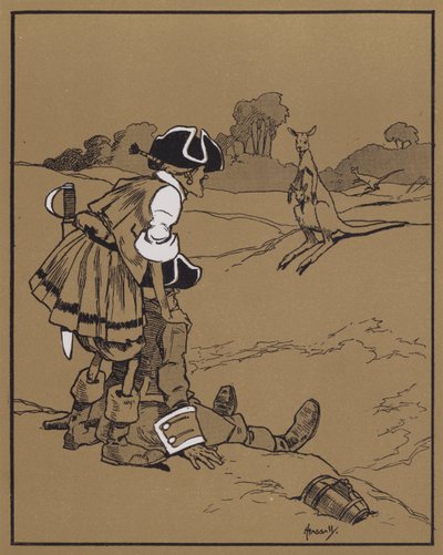 カンガルーの発見 (カラーリソ) 作： John Hassall