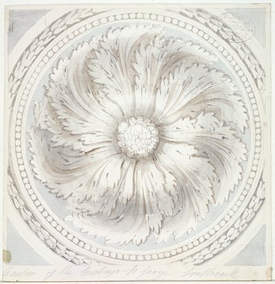 聖ジョージ殉教者の天井からの囲い、サザーク、ロンドン、1831 作： John Hassell