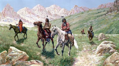 シャイアンカントリーでは、1896年 作： John Hauser