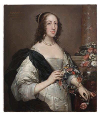 エリザベス・レイ、バロネス・ノリス、1638年頃、上塗り1645年頃 作： John Hayls