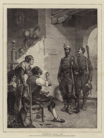 ビレテッド、スペイン、1874 作： John Haynes Williams