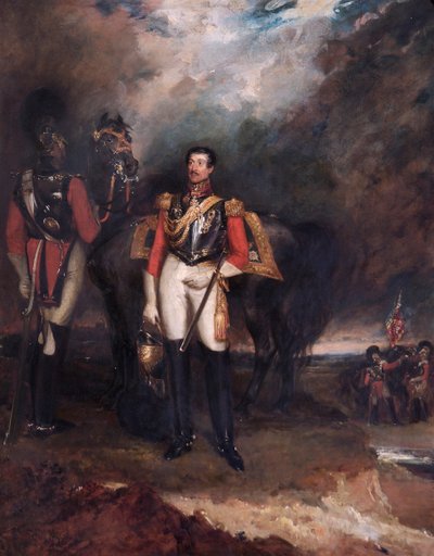 イギリスの軍人、コンバーミア子爵ステープルトンコットンの肖像（1839年   作： John Hayter