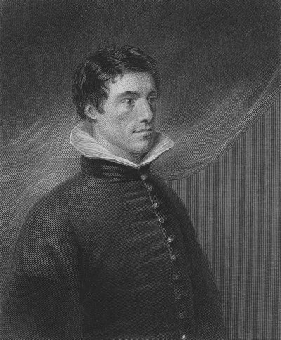 チャールズラム、ベネチアン上院議員に扮した30歳、1905年 作： John Hazlitt