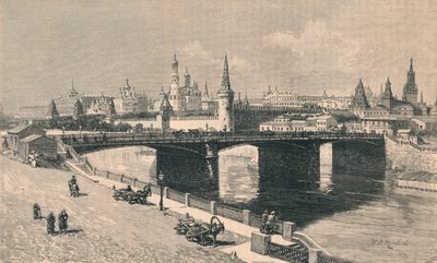 「クレムリンの全景」、1900 年頃。 作： John Hellawell