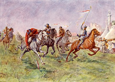 インドのテントペグ（カラーリトグラフ 作： John Henry Frederick (after) Bacon