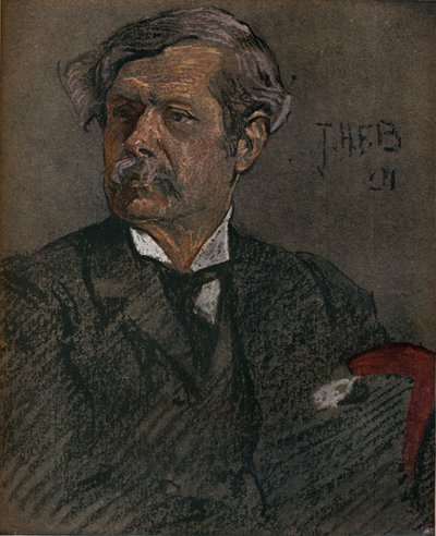 アルフレッドイーストの肖像、c1902 作： John Henry Frederick Bacon