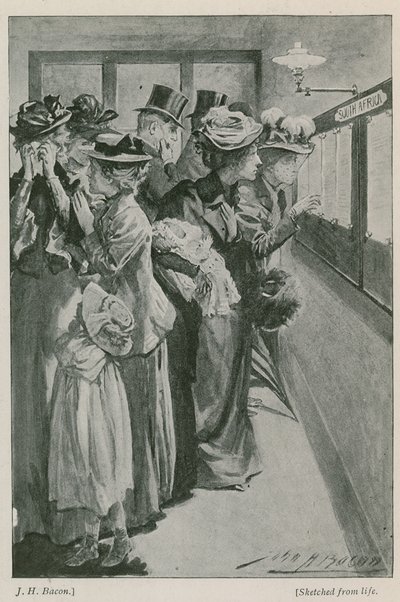 戦争事務所の犠牲者リスト 作： John Henry Frederick Bacon