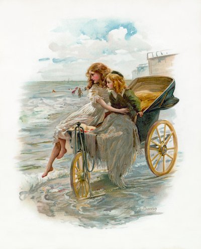 海、フロイ、それが何を言い続けているのか 作： John Henry Frederick Bacon