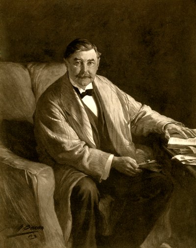 Thomas Power OConnor、アイルランドのジャーナリスト、MP、1910年。 作： John Henry Frederick Bacon